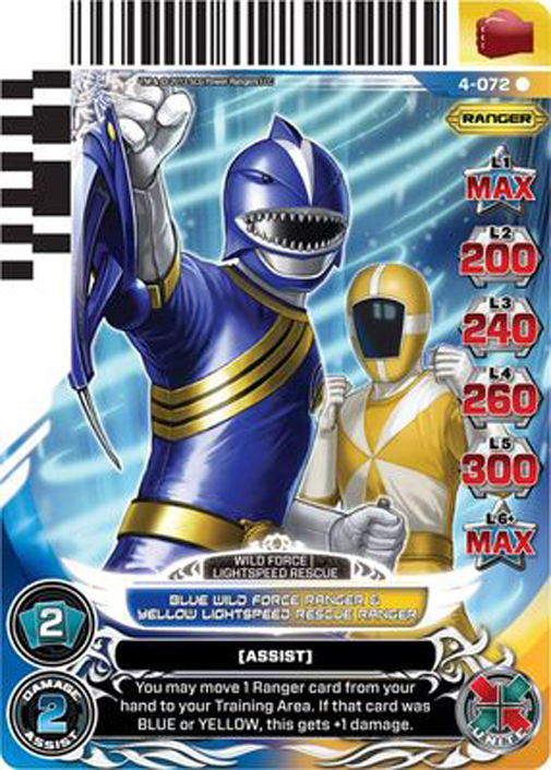 Blue Wild Force Yellow Lightspeed Rescue 072